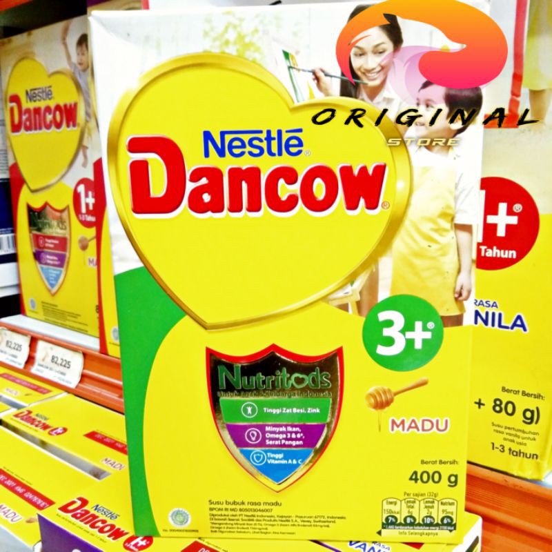 Dancow 3+ madu 400gr