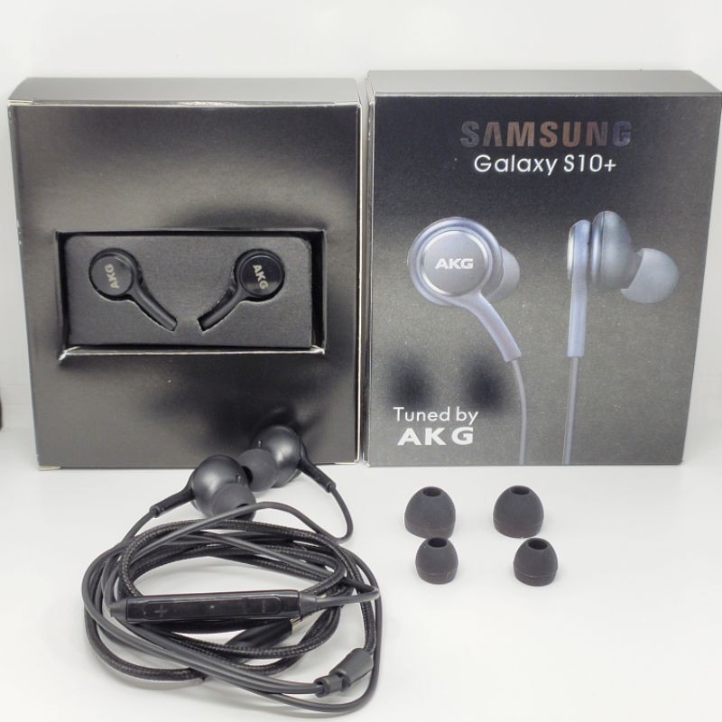 Headset AKG Samsung S10+ Hendsfree / Earphones HF AKG NON PACK / + Packing Kualitas Bagus Termurah