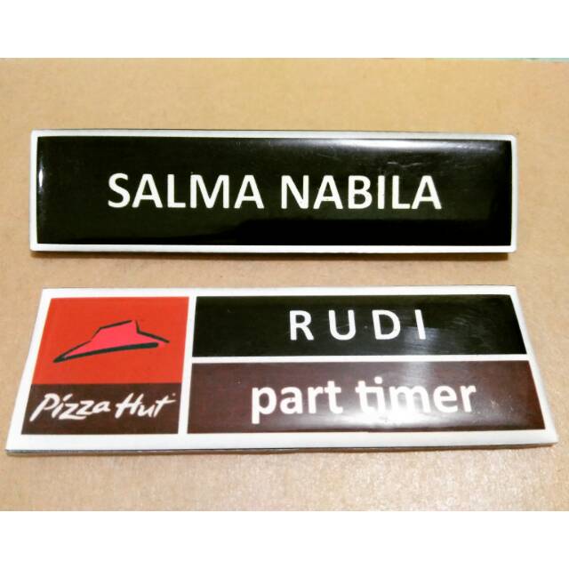 

Nametag Resin Akrilik