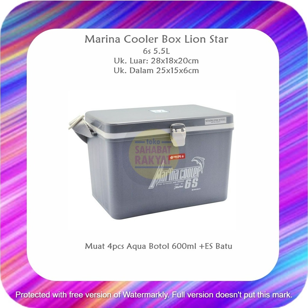 Marina Cooler Box Lion Star