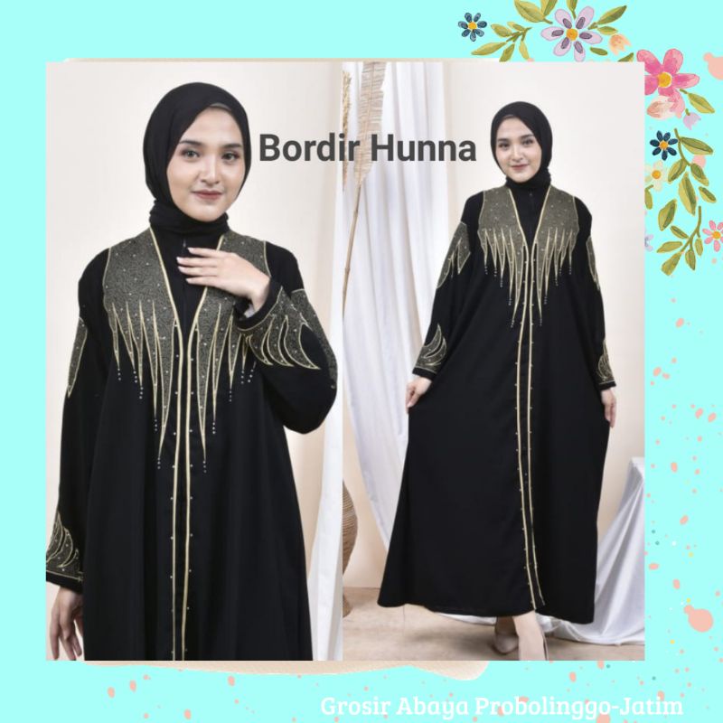 New abaya bordir komputer abaya cantik abaya murah ABAYA HUNNA abaya saudy