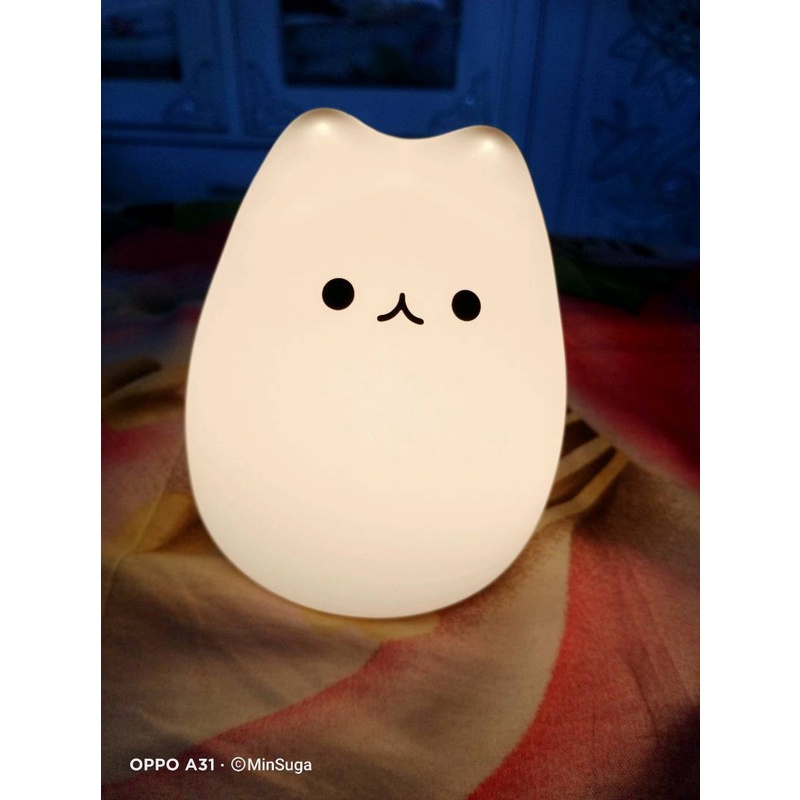 SH8 Lampu Tidur Kucing LED RGB Light Little Cat Model Cute Cat - LJC-124 AMT