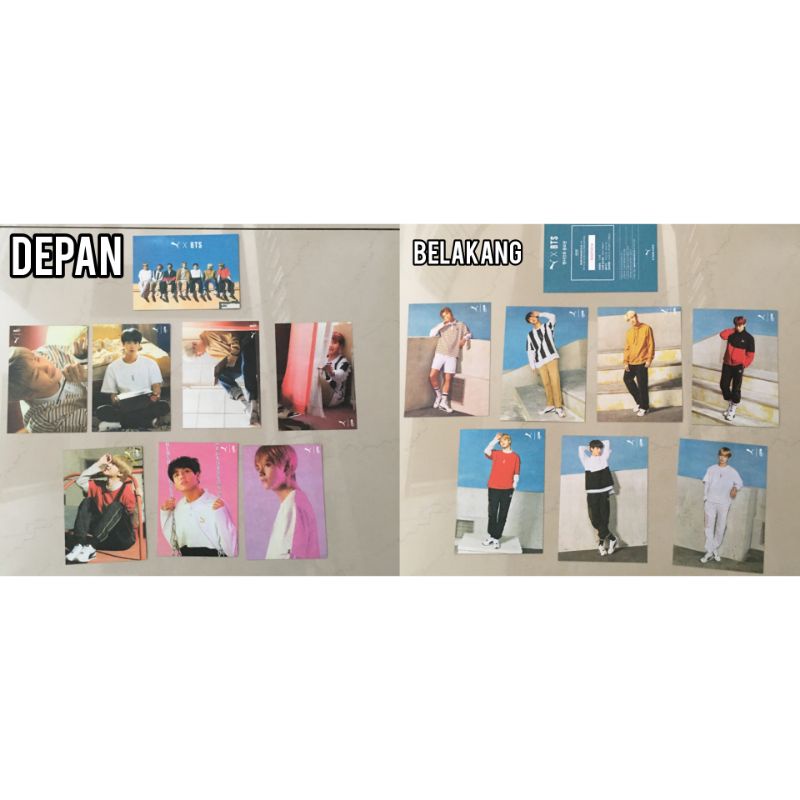 BTS x Puma TURIN - Postcard