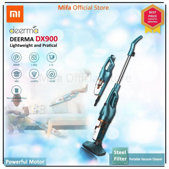Deerma Vacuum Cleaner Handheld Cordless 2-In-1 Dx900 / Dx920 - Dx920 Hitam