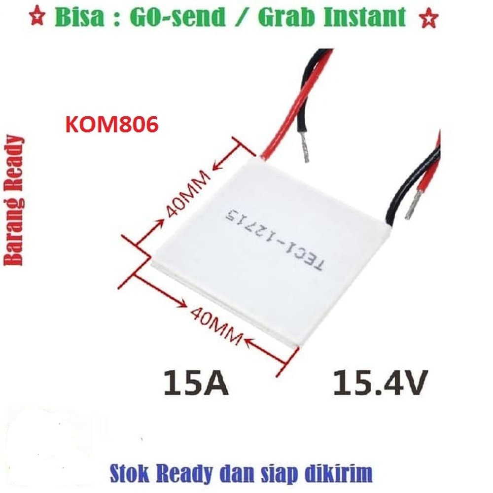 TEC1-12715 Thermoelectric Peltier 15.4V 15A
