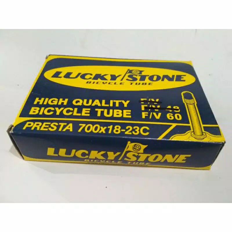 BAN DALAM SEPEDA FIXIE  700 × 19-23C PRESTA 60MM DELI SWALLOW LUCKY STONE