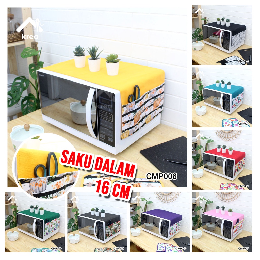 COVER MICROWAVE TAPLAK DISPENSER MOTIF MINIMALIS KEKINIAN