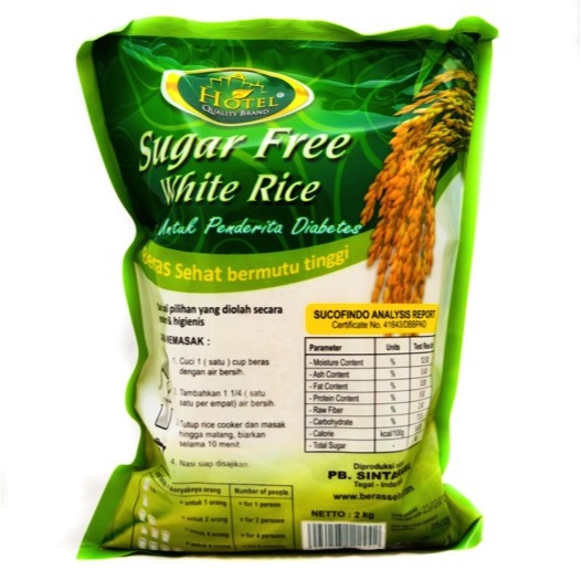 Beras Hotel Sugar Free White Rice 2kg Artha Shoper Indonesia