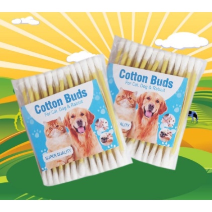 Cat Cotton Bud Korek Kuping Telinga Kucing Anjing Kelinci