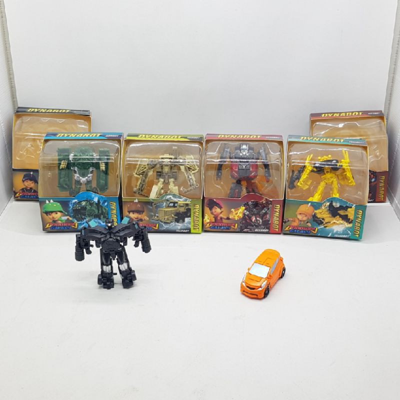 Mainan Anak Robocar Boboiboy Robot robotan Berubah Jadi Mobil Mobilan