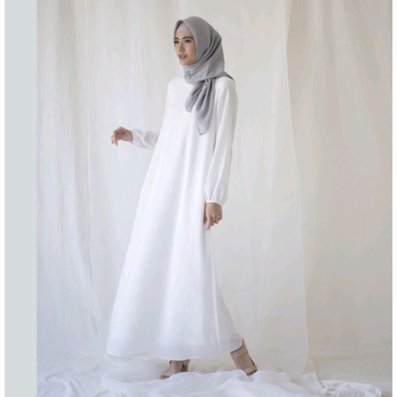 ( PRELOVED ) GAMIS PUTIH ASKALABEL BIG SIZE | JUMBO XXL