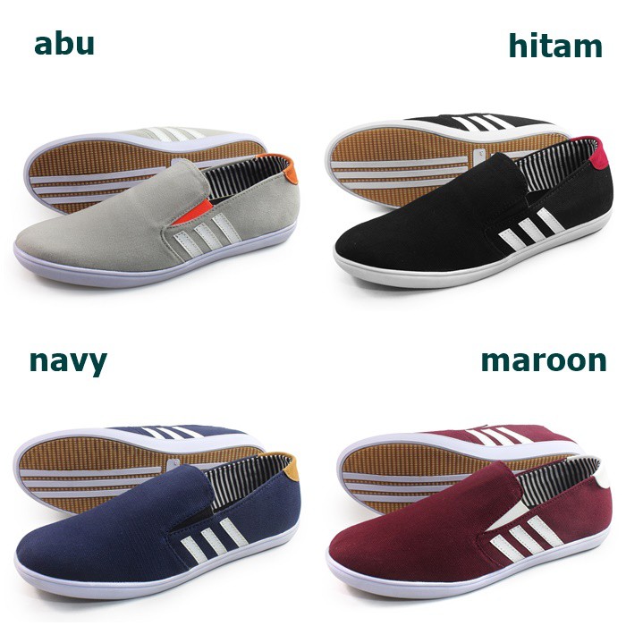 SEPATU PRIA SLOP MOCASIN ADDS DP SLIP ON MURAH