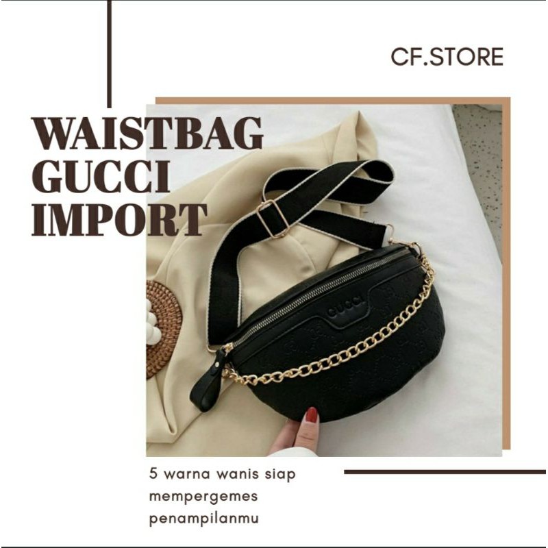 WAISTBAG WANITA IMPORT GUCCI