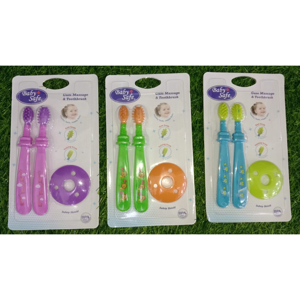 Baby Safe TB003 Sikat Gigi Bayi Gum Massage Tooth Brush