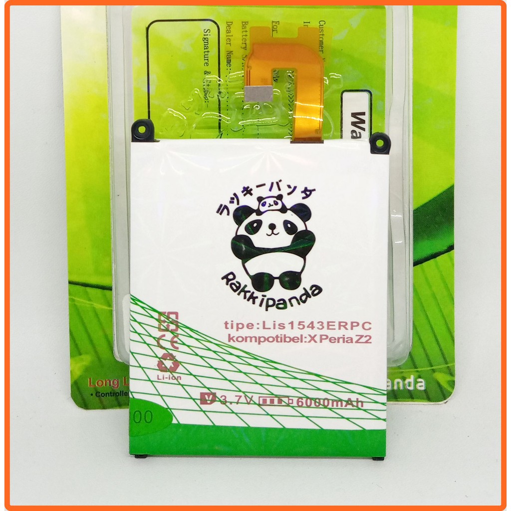 Baterai Sony Xperia Z Docomo SO-02E Xperia Z2 Batre Double IC Protection Rakkipanda Battery