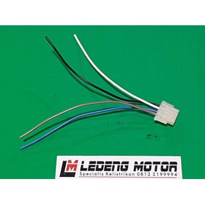 Soket Tombol 4 Kabel Saklar Fitting Lampu Dim Klakson Sen Karisma Beat