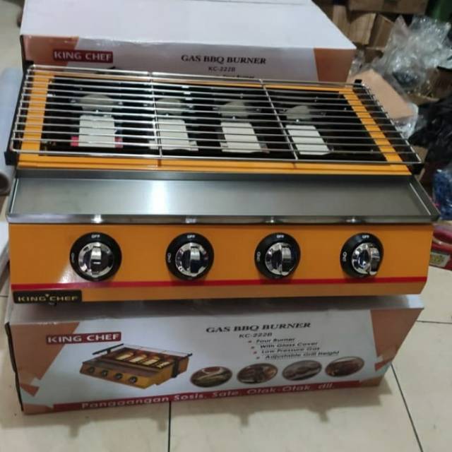 Kompor panggangan gas 4 tungku ETK 222