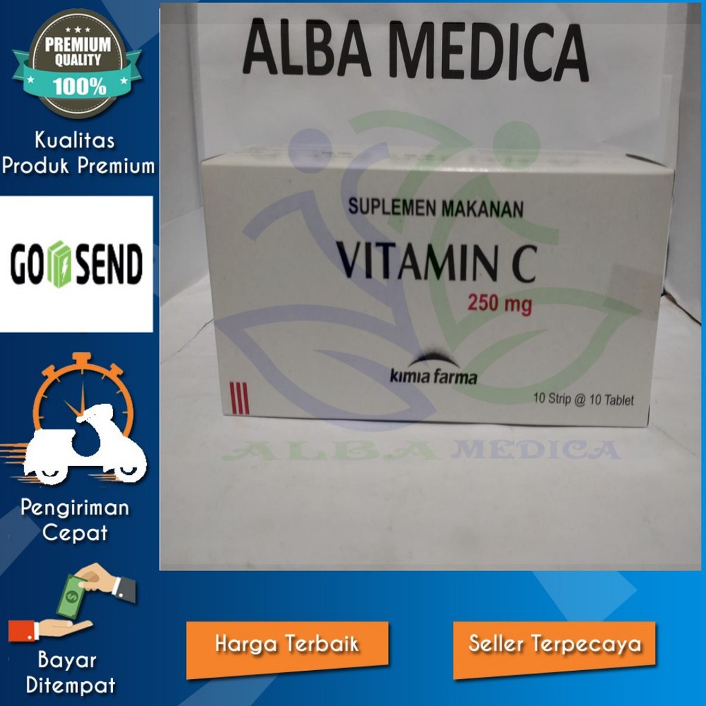 vitamin c 250mg kimia farma suplemen makanan / Vit C