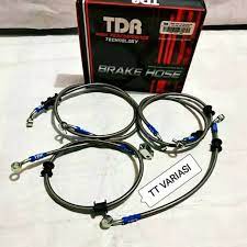 SELANG REM TDR MODEL HELL HONDA PCX 150 160 CBS SILVER ORIGINAL