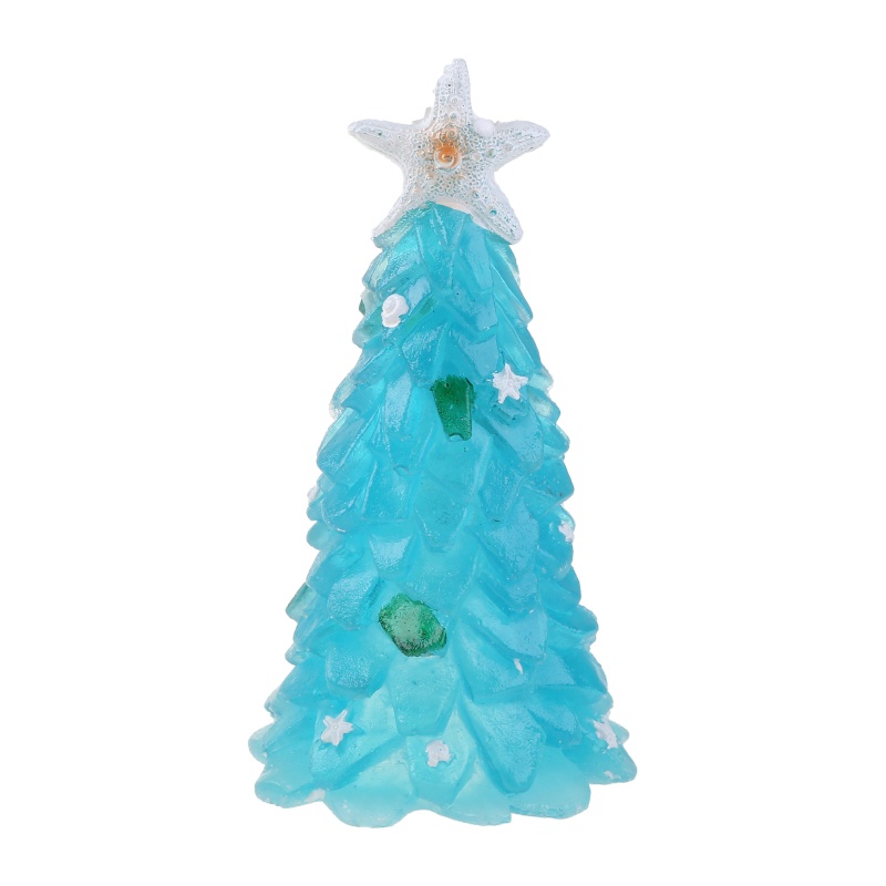 Ornamen Pohon Natal Bentuk Bintang Laut Bahan Resin Gaya Mediterania