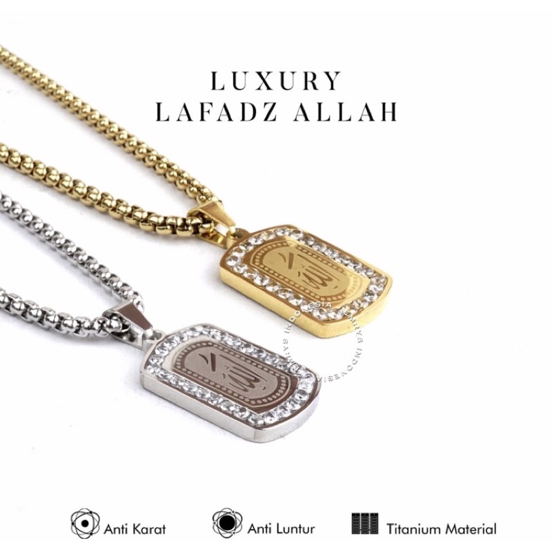 Kalung TNT x Liontin lafadz Allah