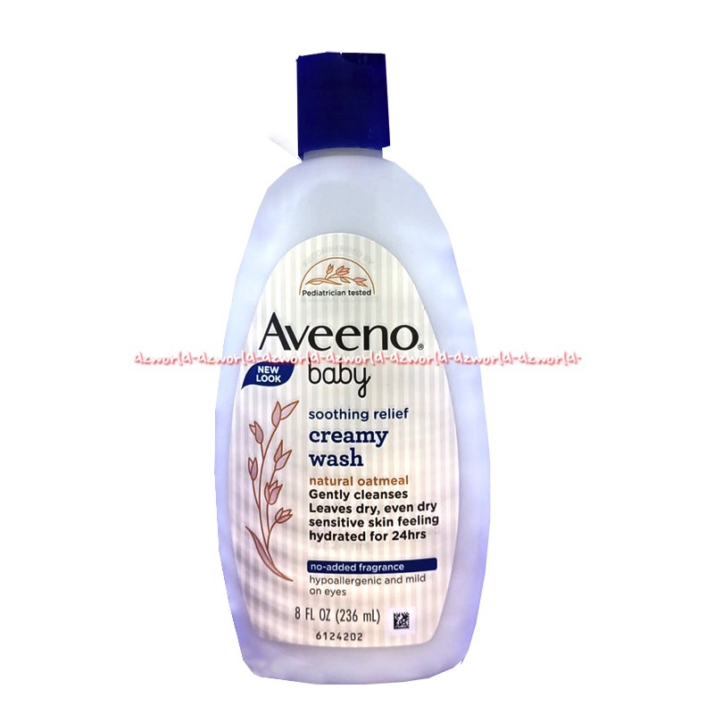 Aveeno Baby Soothing Relief Creamy Wash Oatmeal 236ml Sabun Mandi Aveno Bayi Lembut di Kulit