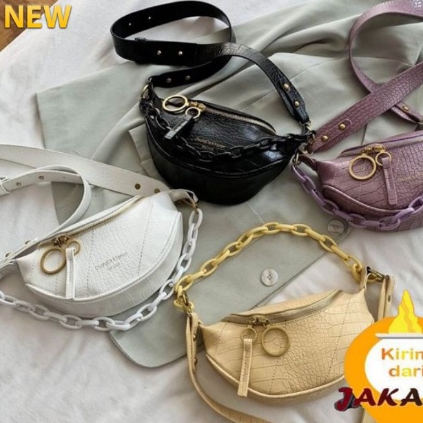 (2PC BISA IKG)GTBI99884717 NEW ARRIVAL   !!! TAS PINGGANG IMPORT PREMIUM TERBARU  DP.4