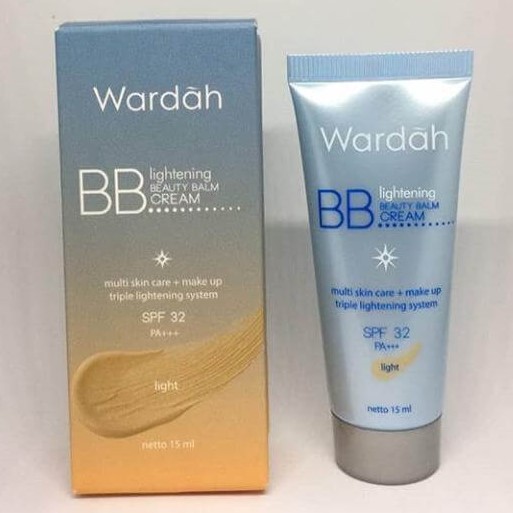 Wardah BB cream SPF 32 15ml (Light/Natural)