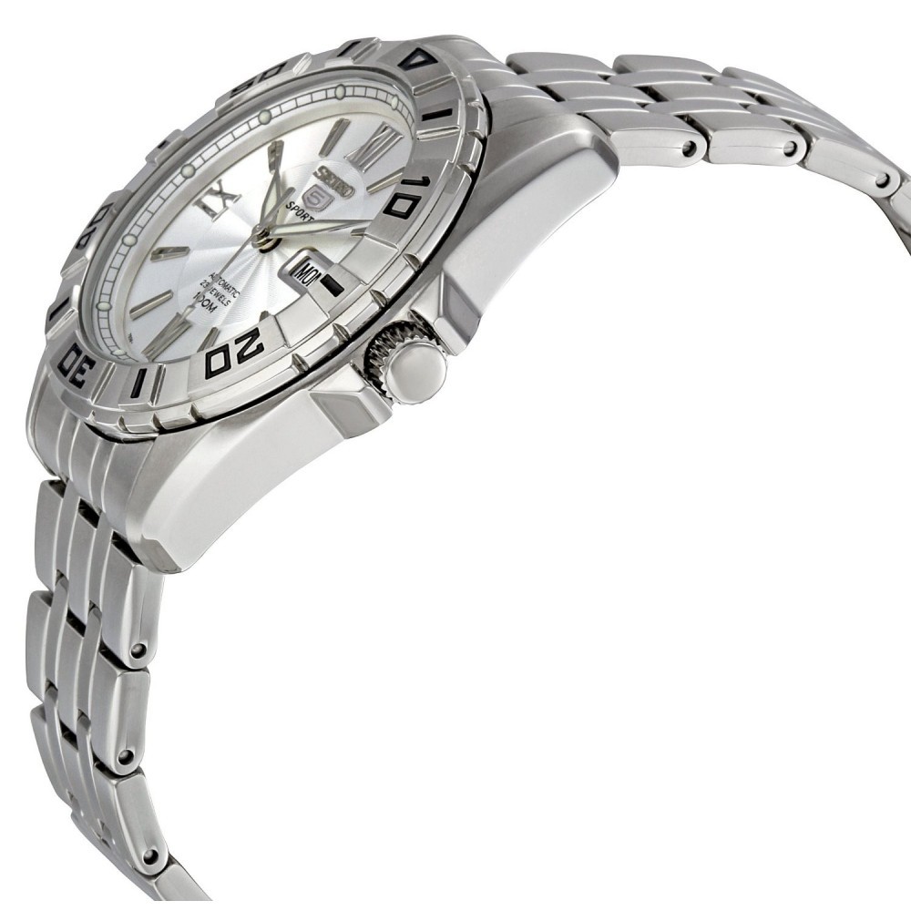 Seiko 5 Sports SNZH79K1 Automatic Silver Dial | Jam Pria SNZH79