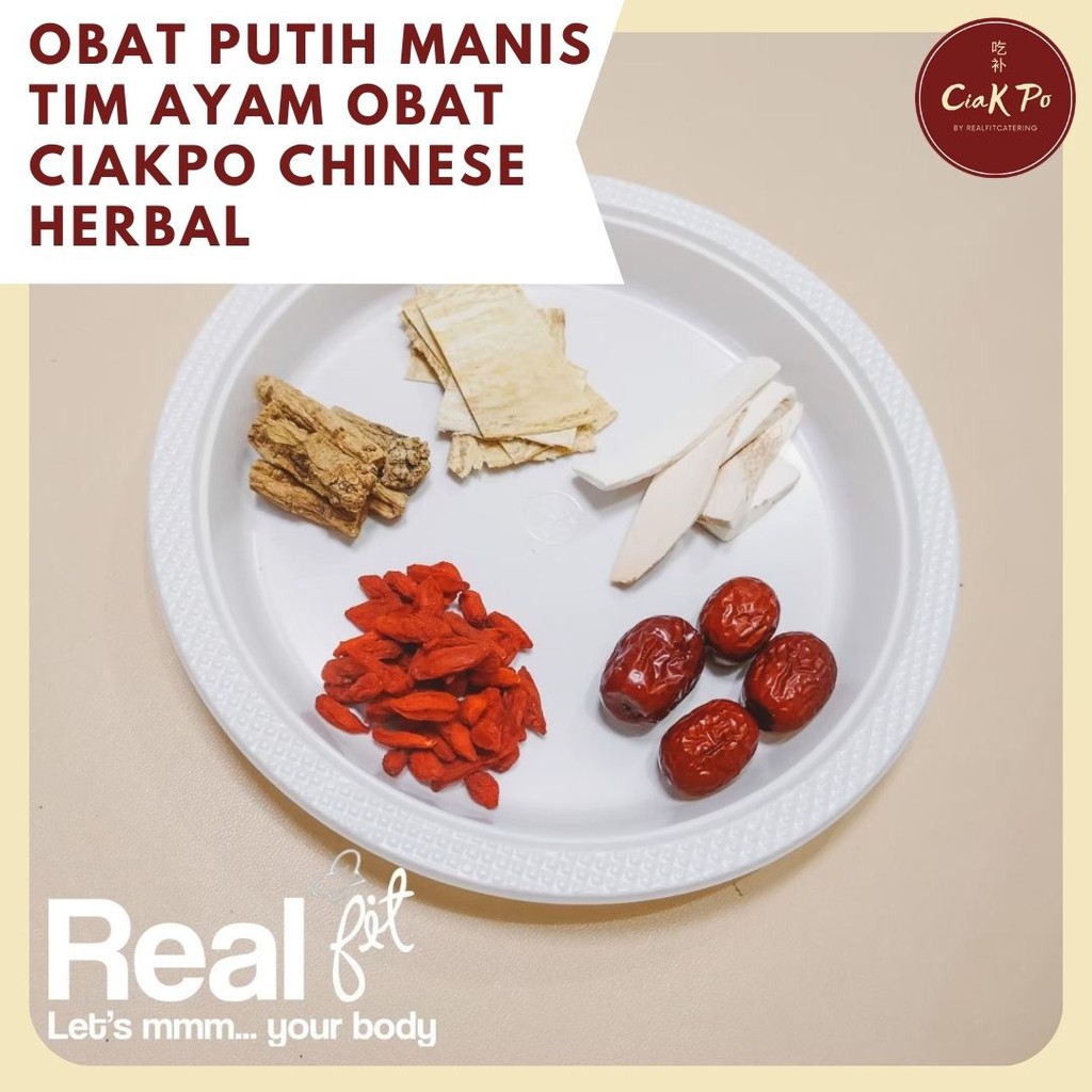 Obat Putih Manis Tim Ayam Obat Ciakpo Chinese Herbal