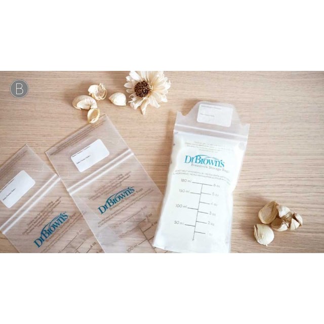 Dr Brown's Breastmilk Storage Bags 180ml