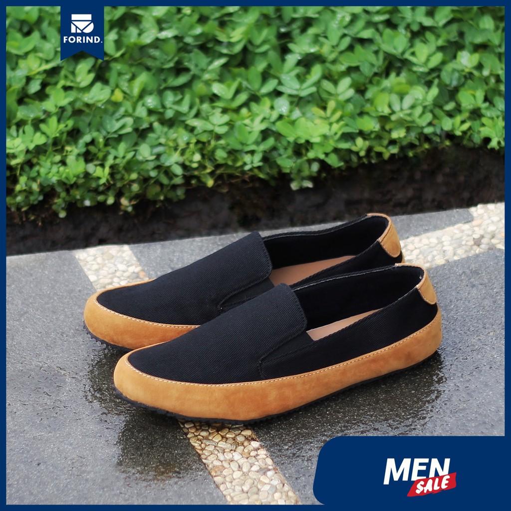 Tone 0.1 Black | Sepatu Canvas Vintage Klasik Casual Pria Boat Ori Original Footwear | FORIND x Reyl