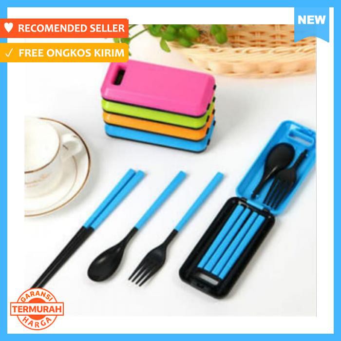 PAKET PERALATAN MAKAN - SET PERALATAN MAKAN (UNTUK PIKNIK DAN BEKAL ANAK SEKOLAH) - PERALATAN MAKAN