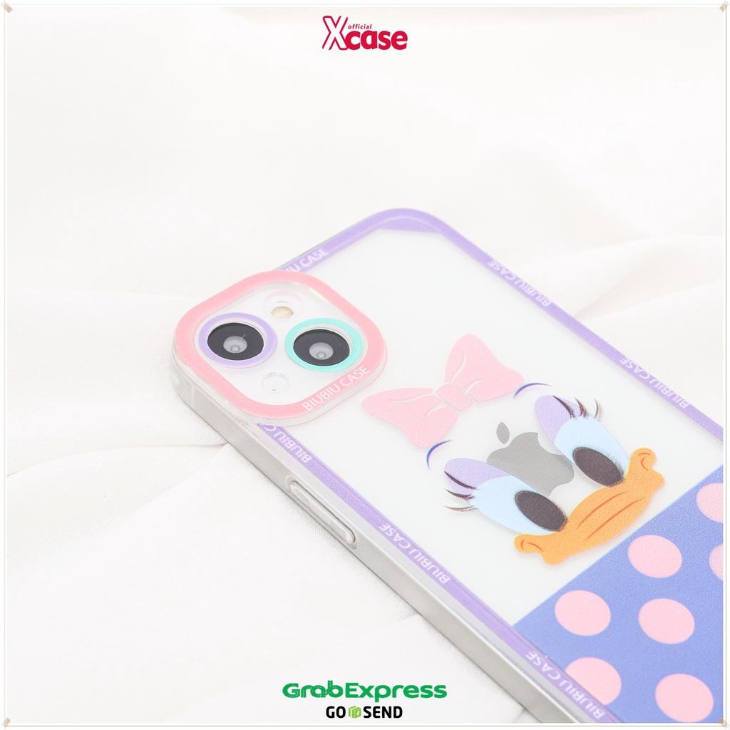 Soft Case Cartoon Disney Donald Duck Full Lens Cover For iPhone 7 8 SE 7+ 8+ X XR XS 11 12 13 Mini Pro Max