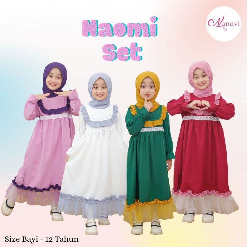 SR.KIDS GAMIS ANAK GAMIS NAOMI SET BY NANAVY