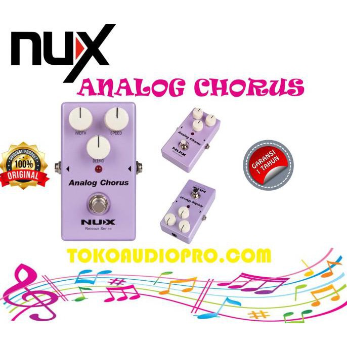 Nux Analog Chorus Efek Gitar Chorus