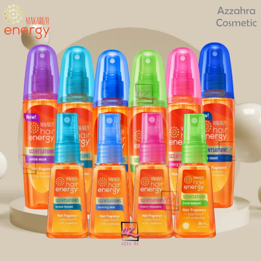 Makarizo Hair Energy Scentsations Hair Fragrance 30ml | 100ml | Parfum Rambut Mist Perfume