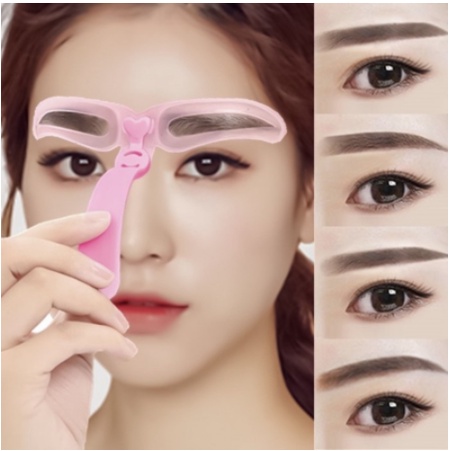 Cetakan Alis / Eyebrow Template 1 PACK ISI 4 MODEL