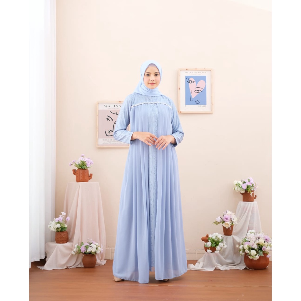 Gamis Sabyan NK / Kebaya Gamis Pesta / Dress Brukat / Kebaya Kondangan