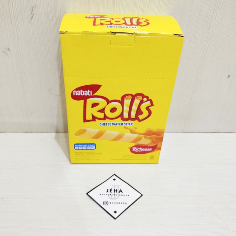 

[ ASTOR ] Nabati Richeese Rolls Keju isi 20pcs