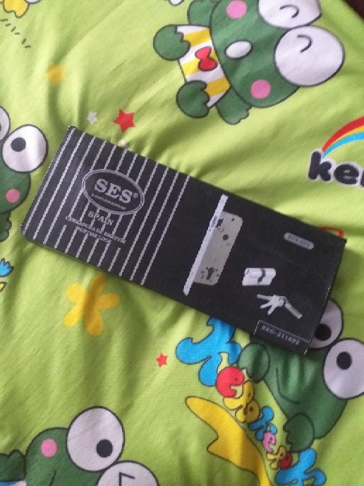 Spring Knife Kotak Ses Putih / Knip / Selot Jendela / Slot / Grendel Kodok