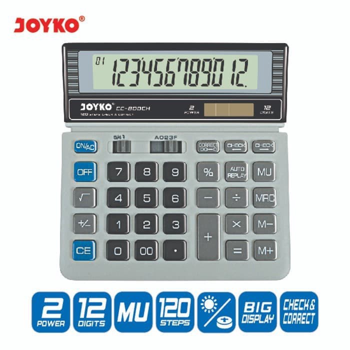 

Calculator / Kalkulator Joyko CC-800CH / 12 Digits / Check Correct