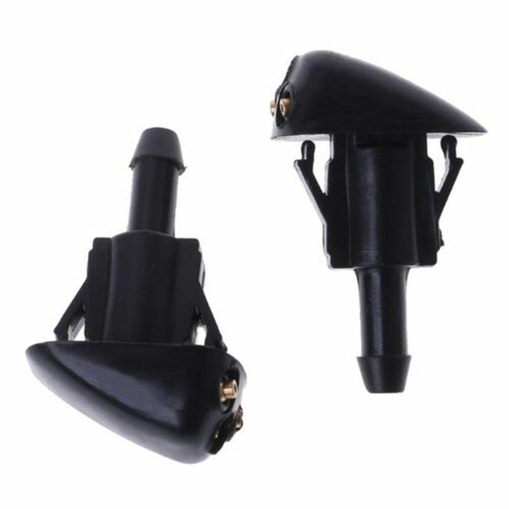 Populer 2pcs Windshield Washer Cleaner Nozzle Cuci Plastik Depan