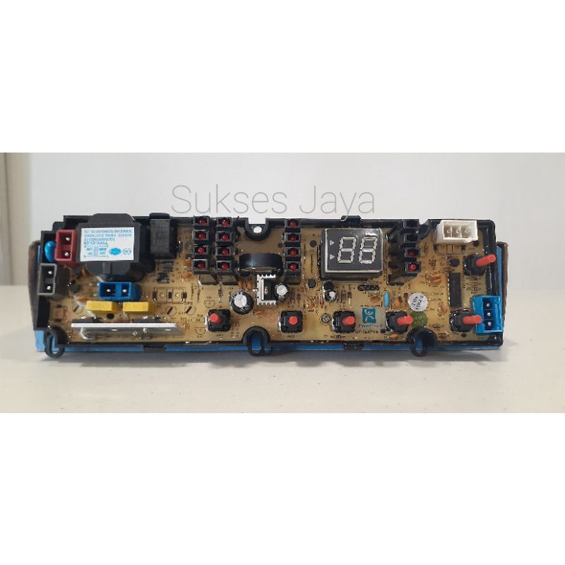 Modul Pcb Mesin Cuci Sharp ES-H758T-GY ES-H858T-GY ES-H958T-GY Soket Putih 3 Pin