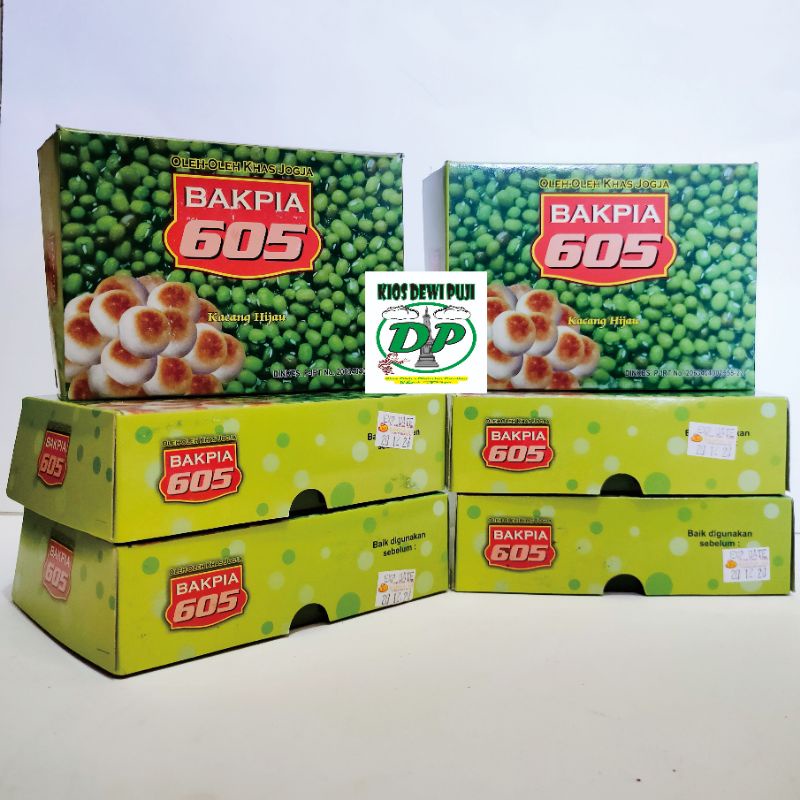 

Bakpia Pathok -605- Basah Vaccum (Kacang Hijau)