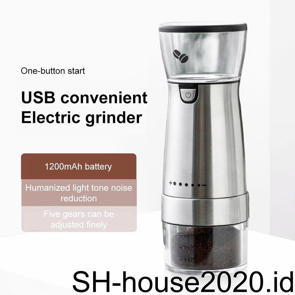 Mesin Penggiling Kopi Elektrik USB Rechargeable Kapasitas Besar 35G (house2020)