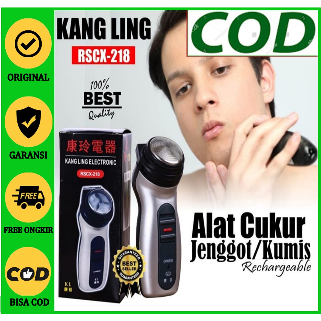 Alat Cukur Jenggot Elektrik Cukuran Kumis Rambut Portable Potong Pangkas Jenggot Kumis Alat Cukur Je