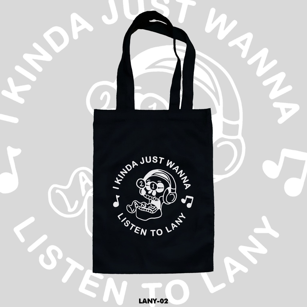 TOTE BAG HITAM - LANY