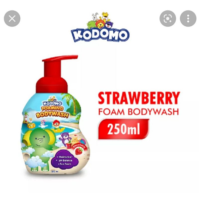 kodomo foaming bodywash