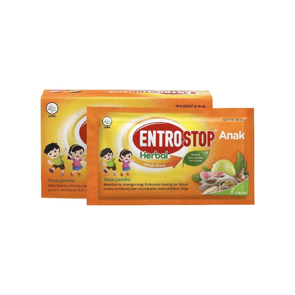 Entrostop Cair Herbal Obat Diare Mencret Anak &amp; Dewasa